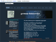 Tablet Screenshot of german-dataservice.de